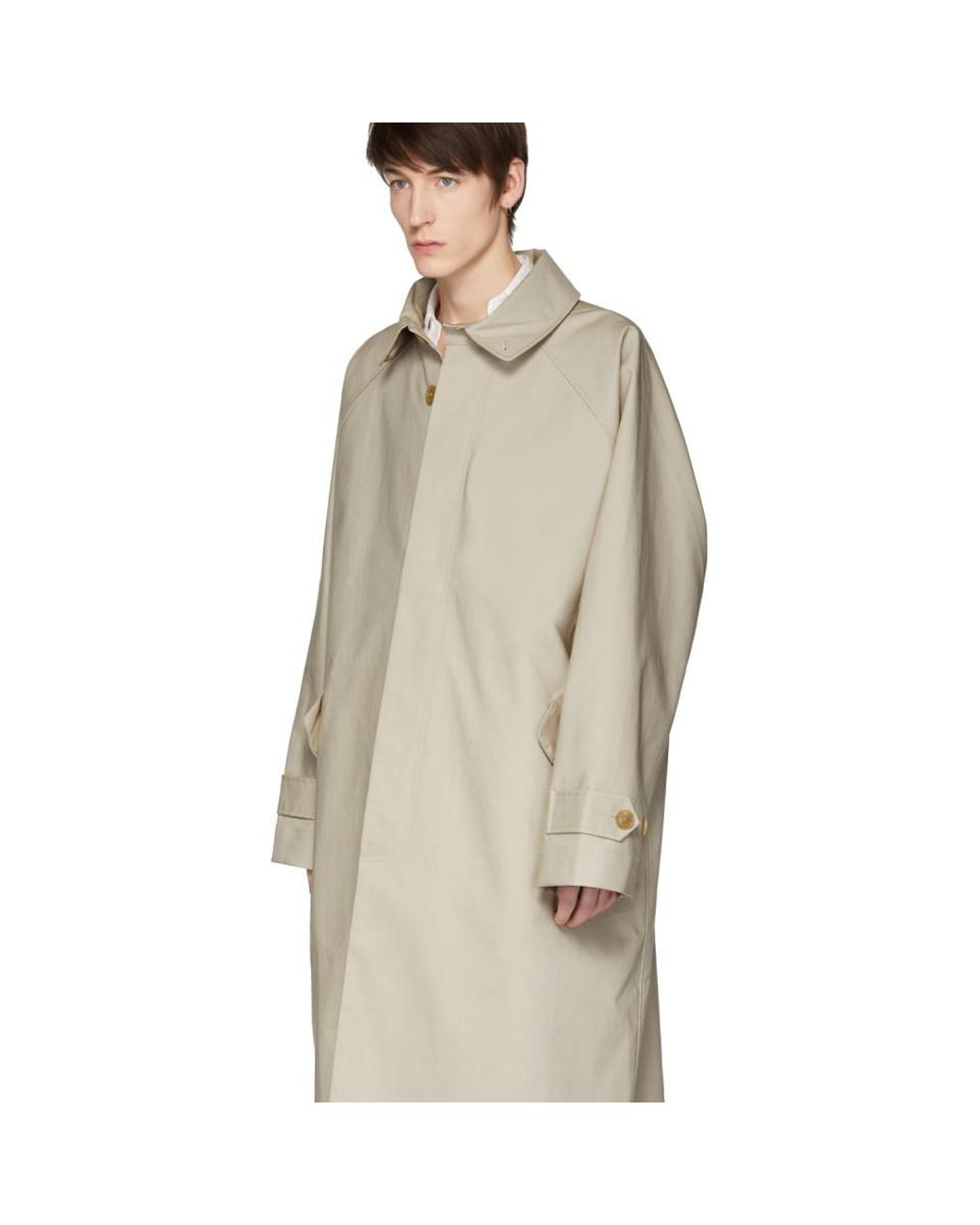 remake beige×black coat Totême Car Coat in Beige | LN-CC