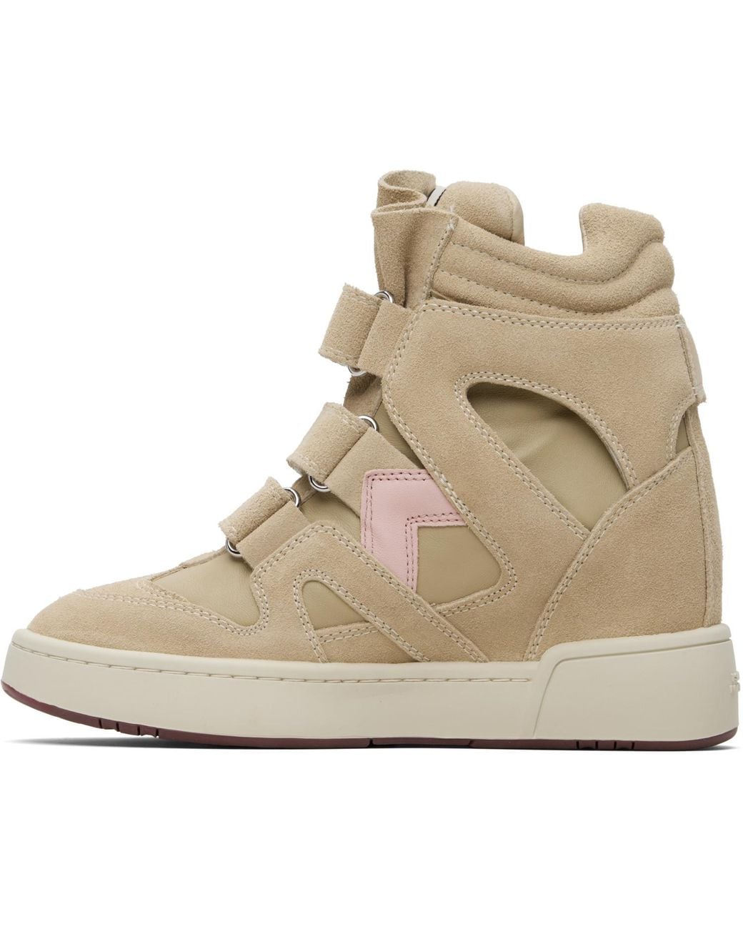 Isabel Marant Multicolor Taupe Im3 Sneakers