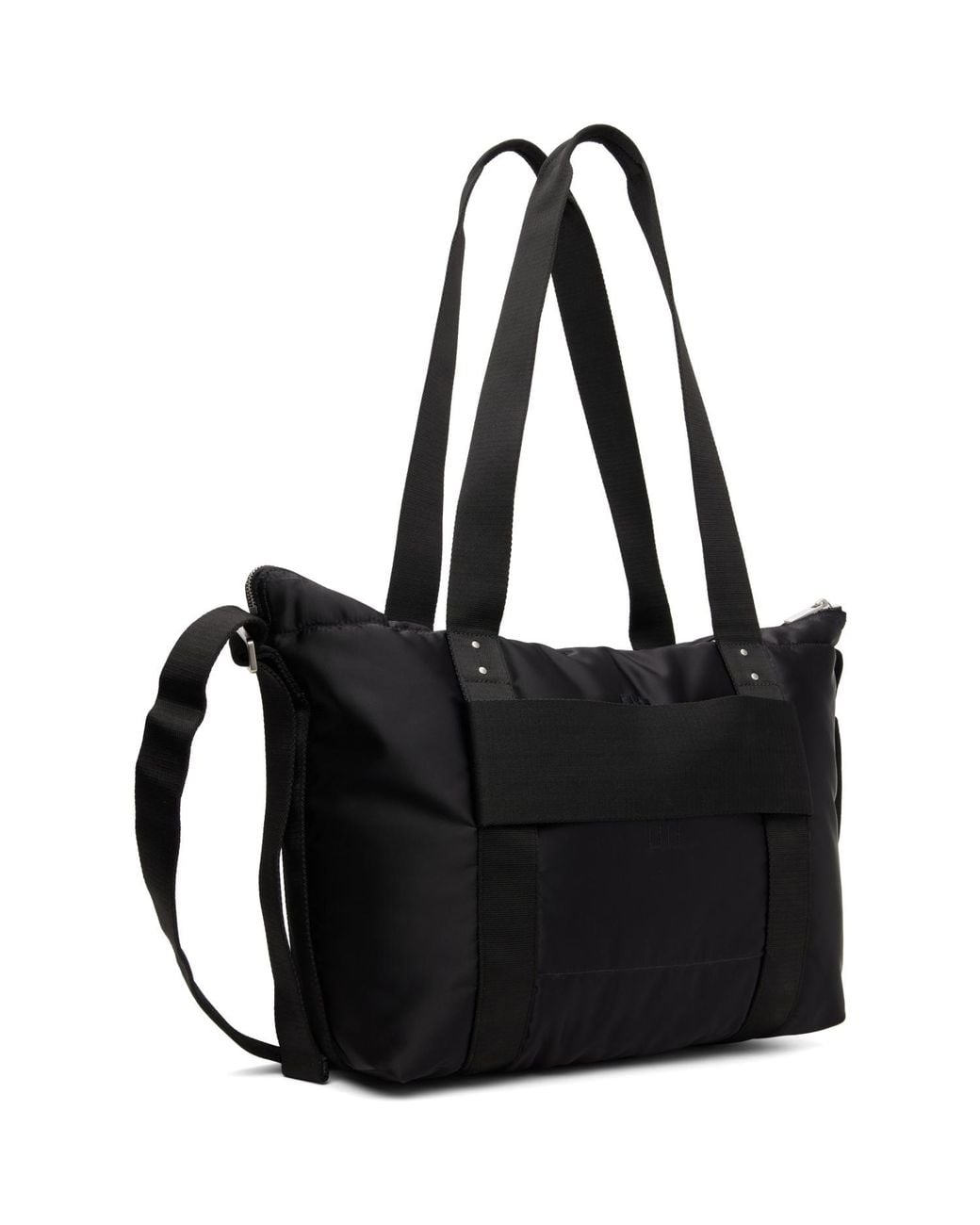 Rick Owens Black Tower Trolley Tote for men