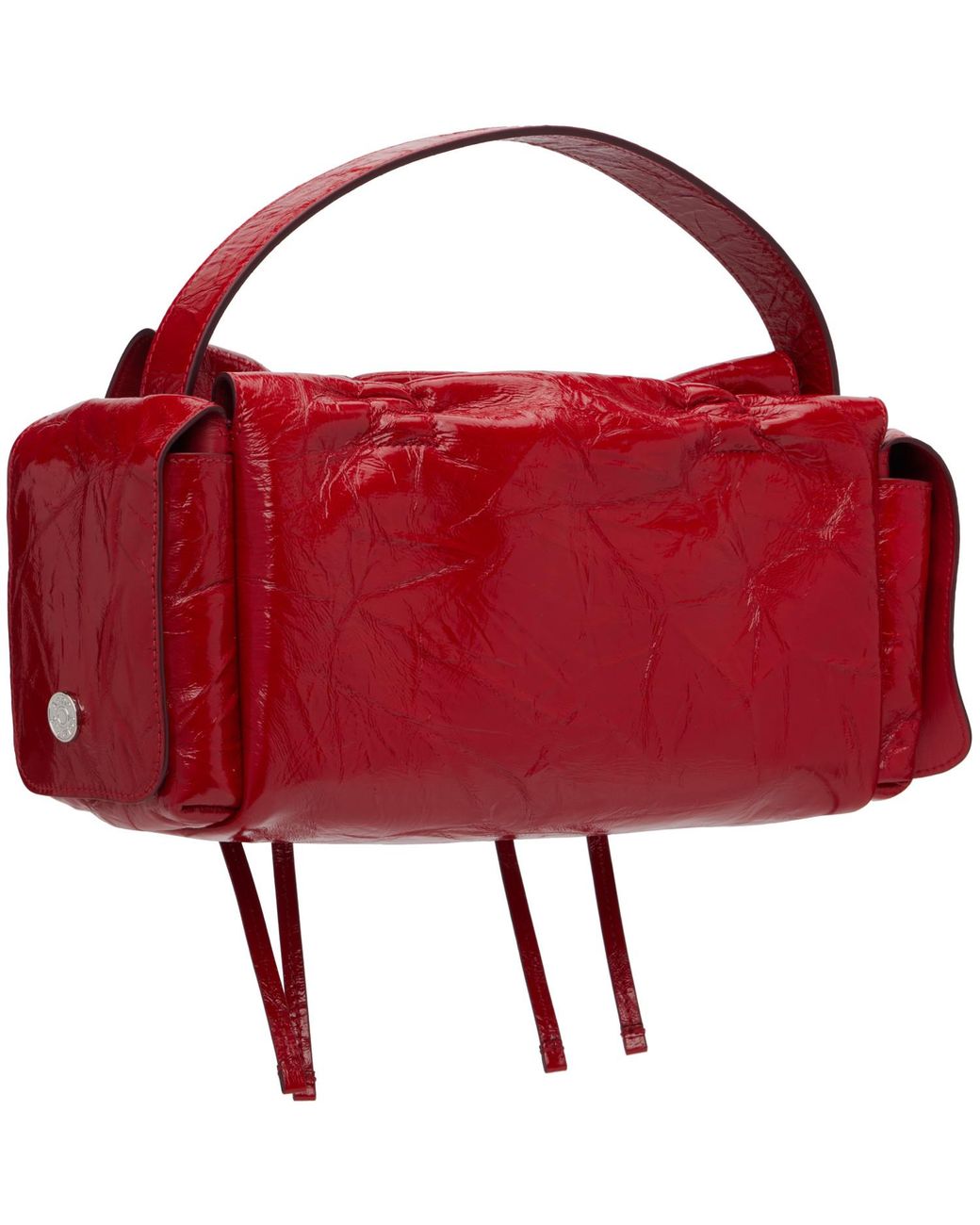 Acne Red Multipocket Bag