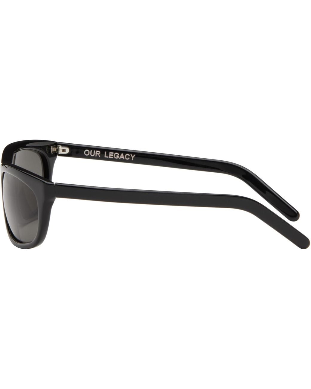 Our Legacy Black Shelter Sunglasses for men
