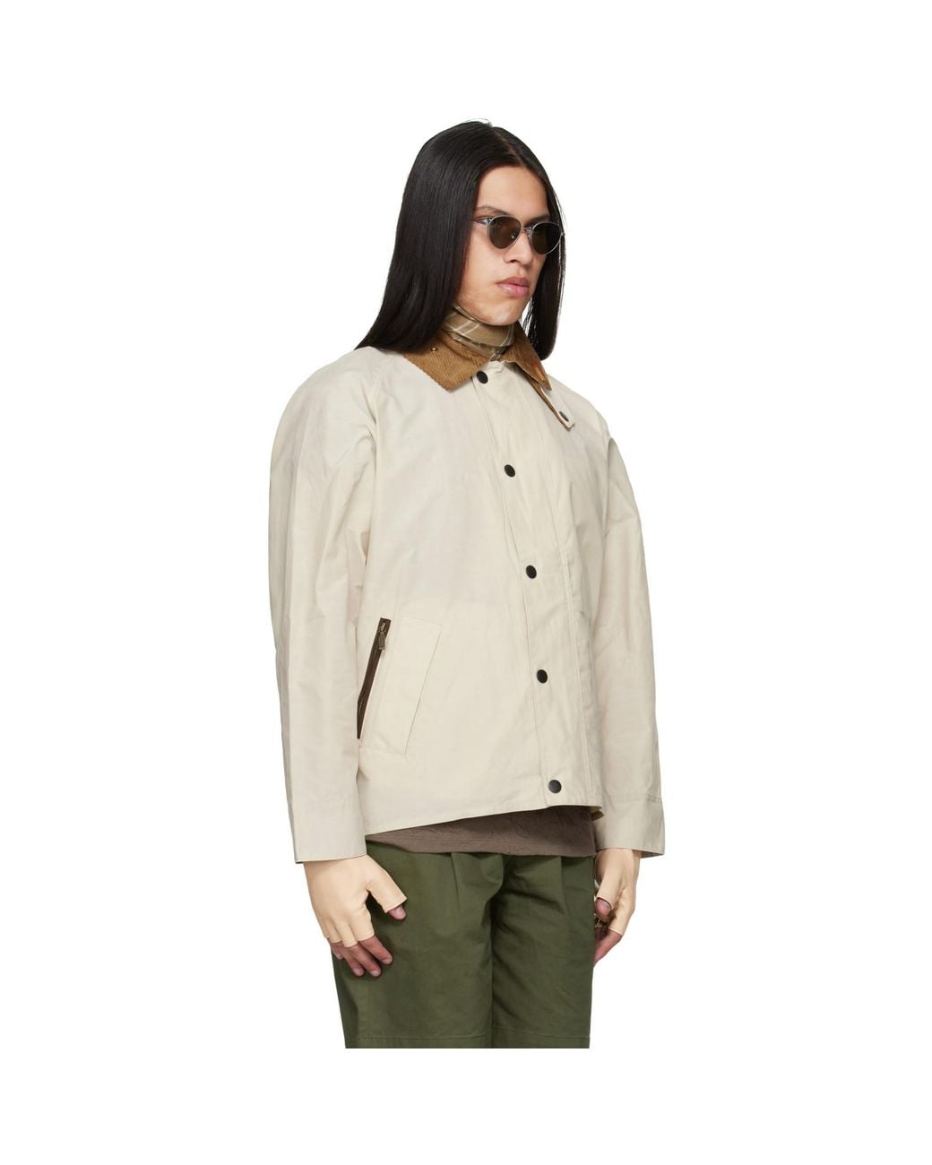 Barbour Natural Off- Icons Transport Casual Jacket for men