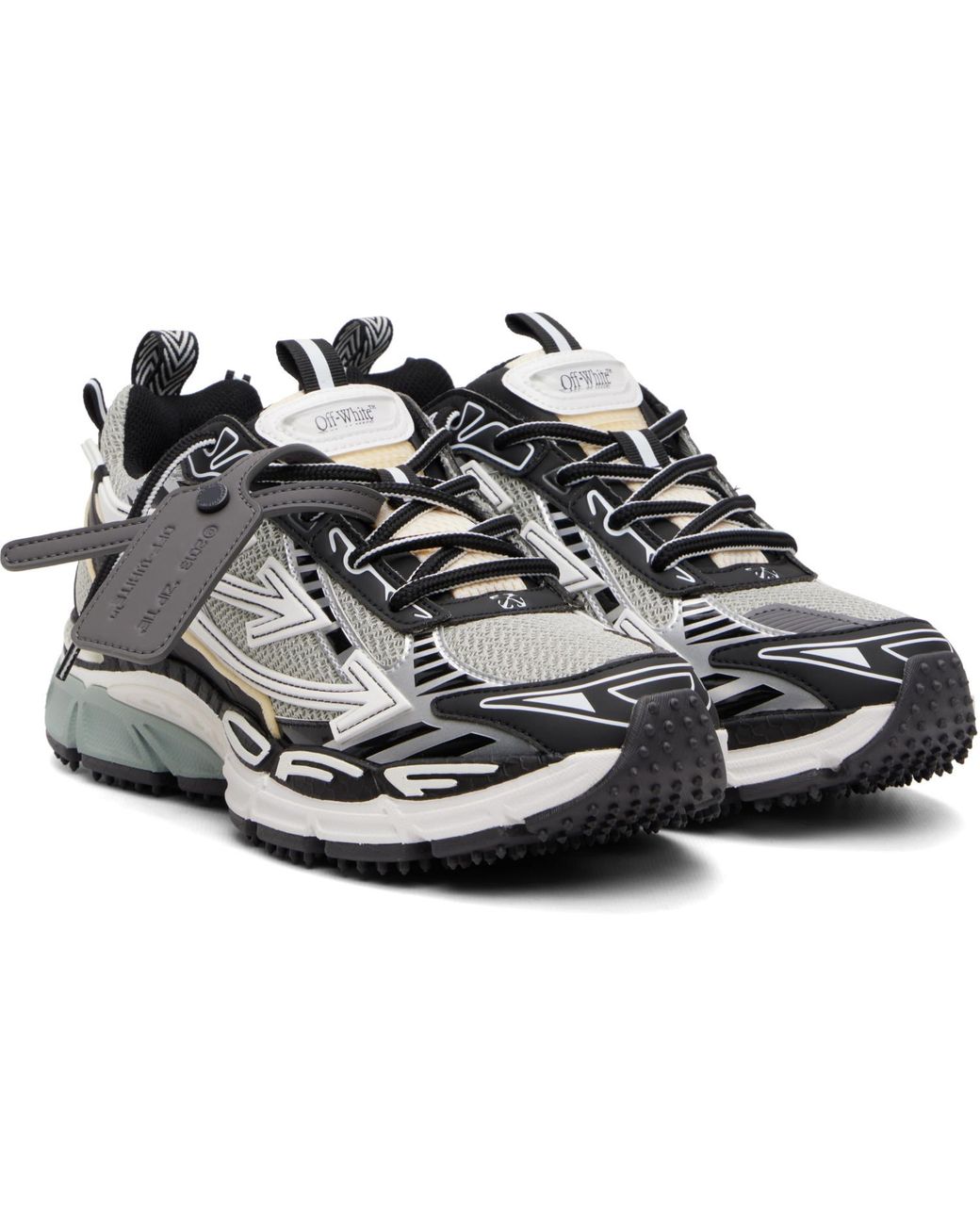Off-White c/o Virgil Abloh Gray Be Right Back Sneakers for men