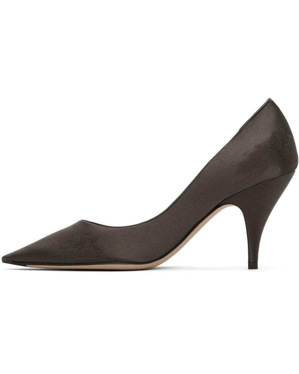 The Row Black Liisa Heels