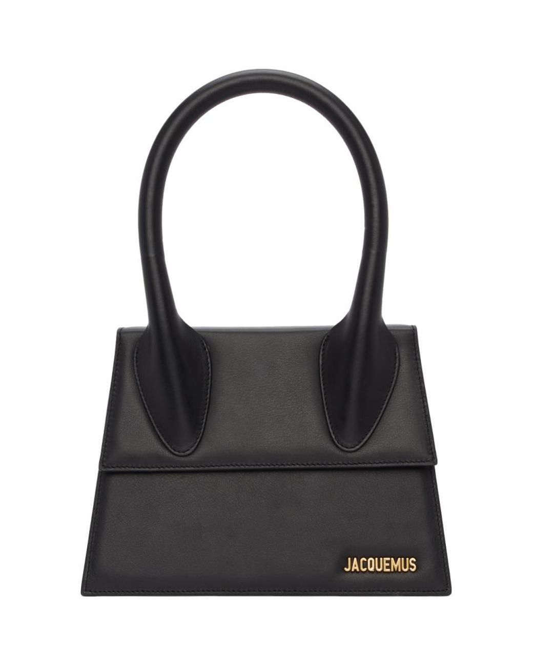 Jacquemus Black Le Grand Chiquito Top Handle Bag Lyst