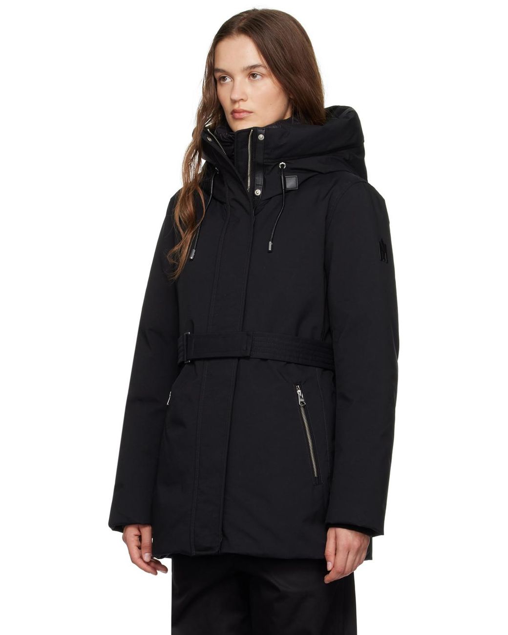 Mackage Jeni-Nfz Down Coat in Black | Lyst Canada