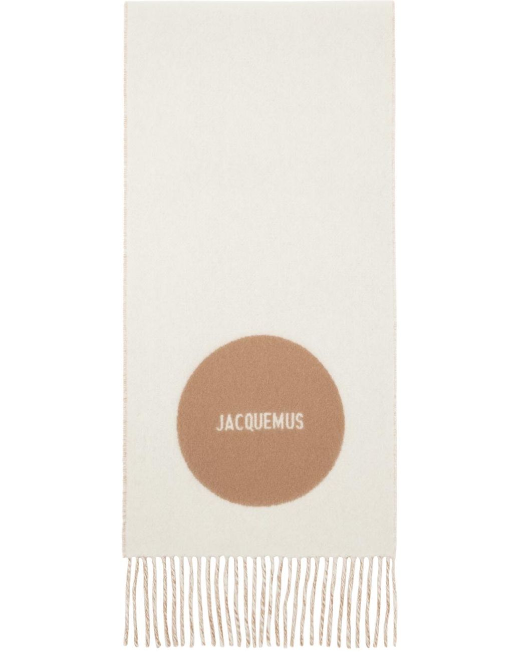 関税込☆Jacquemus★L'echarpe Rond Carre ウールスカーフ BEIGE The Rond Carré scarf by JACQUEMUS | Official website