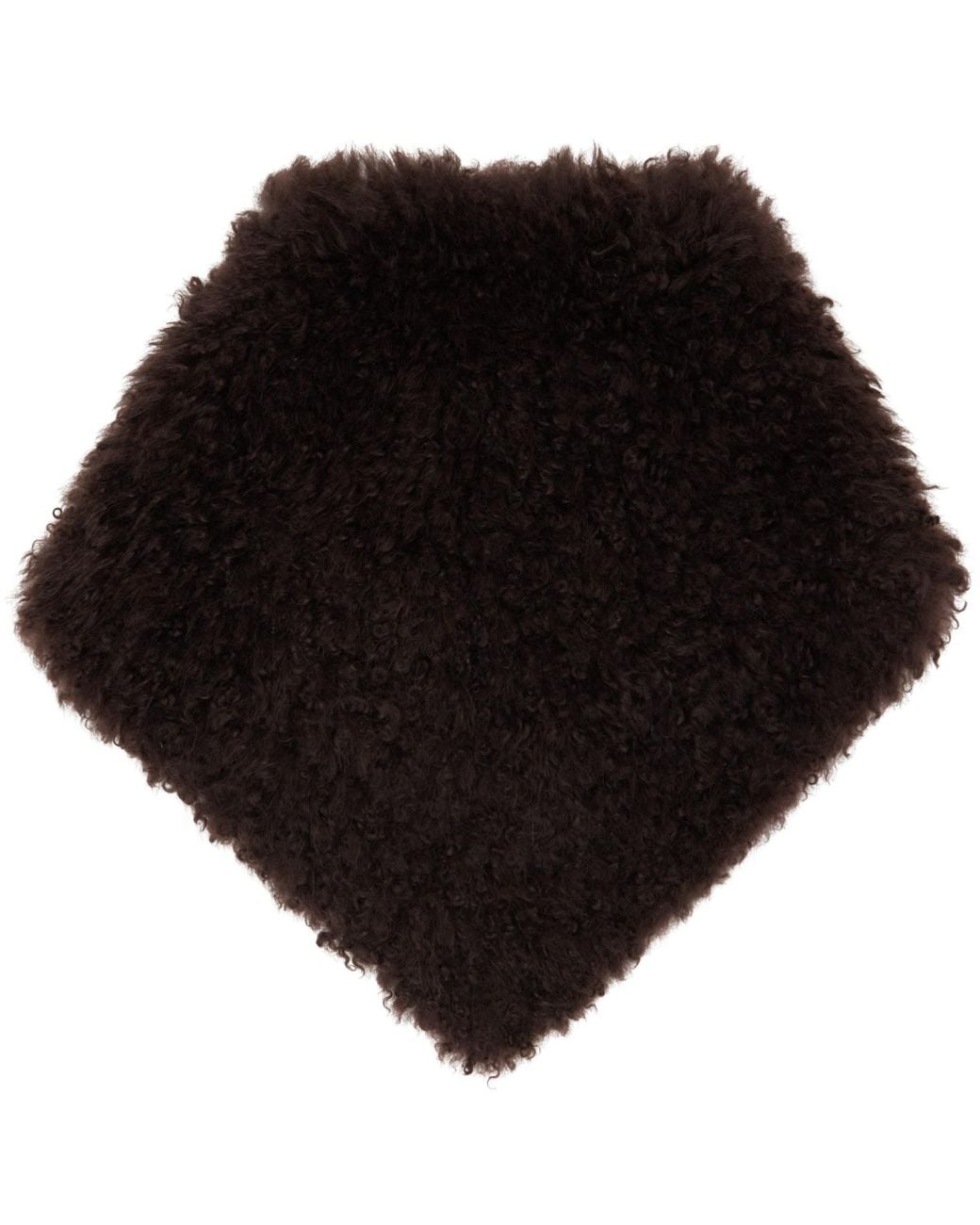 Yves Salomon Black Lambskin Bandana Scarf