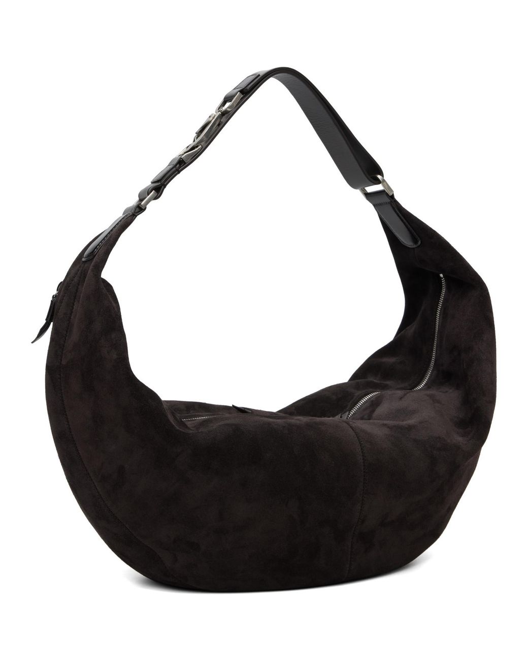 Lemaire Black Large Quiver Clip Bag