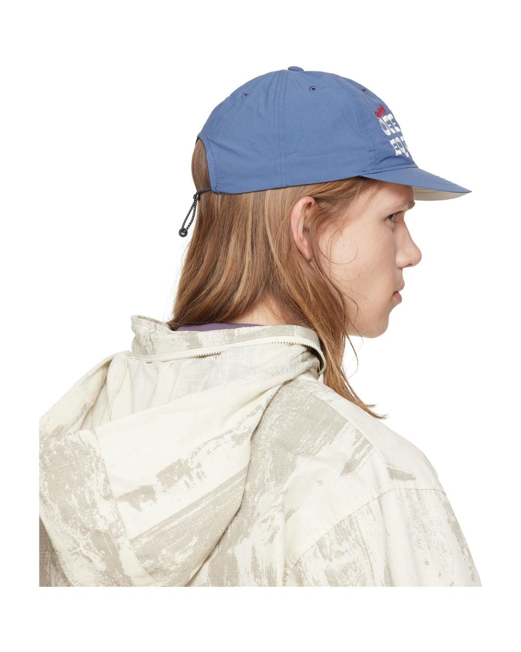 Satisfy Blue Flitesilk 5‑Panel Pinch Cap for men
