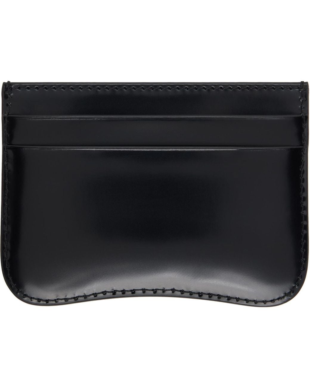 AMI Black Paris Paris Card Holder