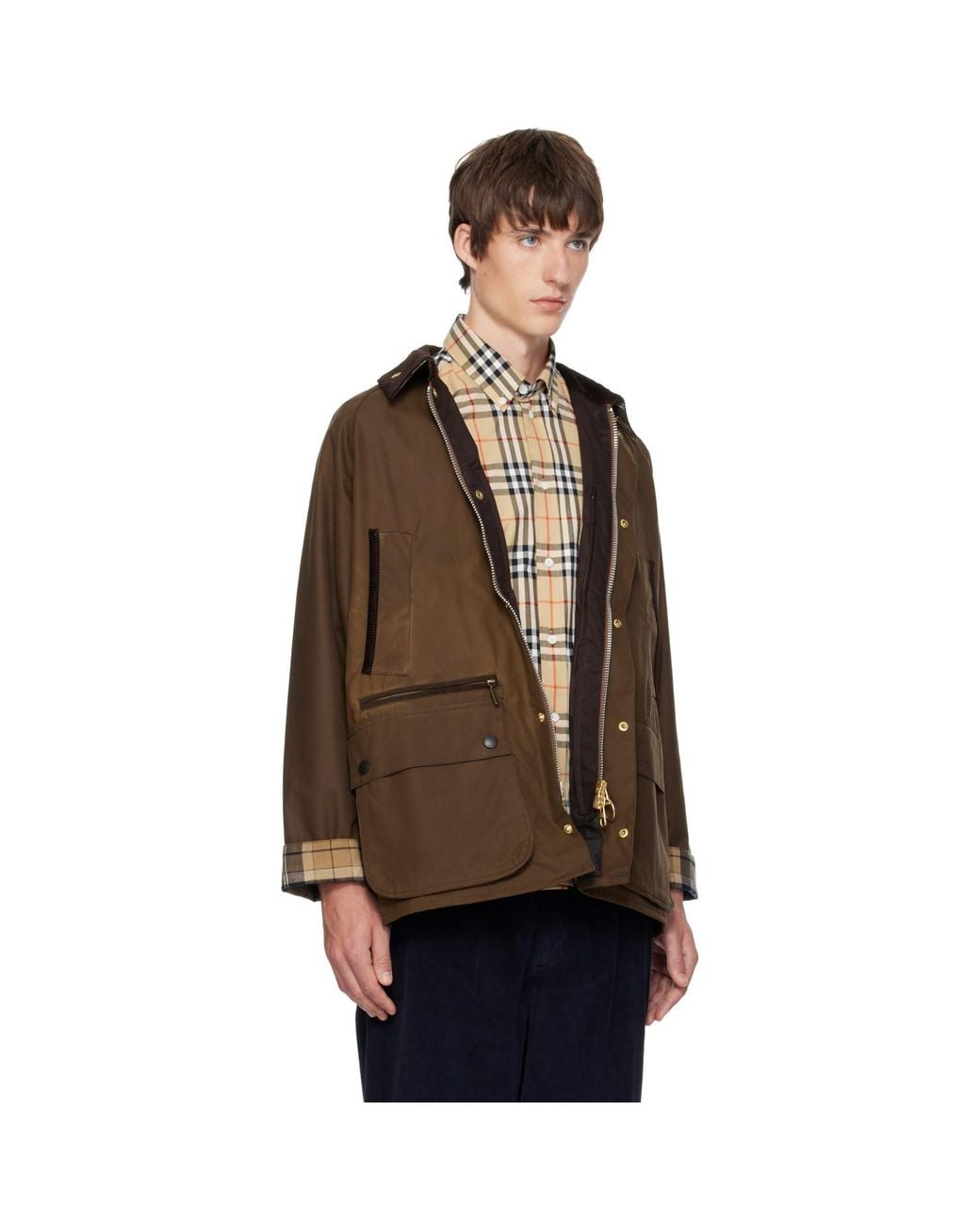 Barbour Brown Icons Bedale Waxed Jacket for men