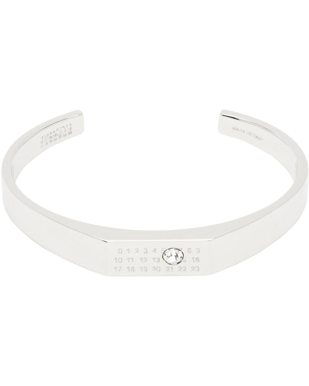 MM6 by Maison Margiela Black Chevalier Bracelet for men