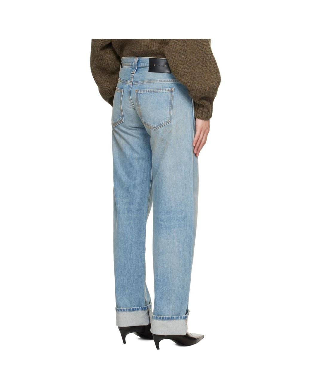Khaite Blue Karo Jeans