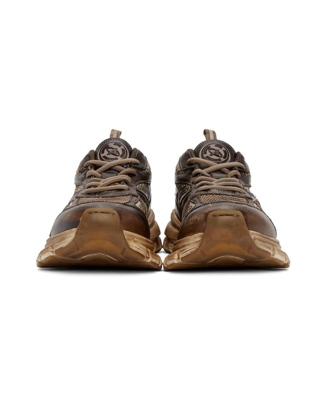Axel Arigato Brown Dip-dye Marathon Sneakers for Men | Lyst