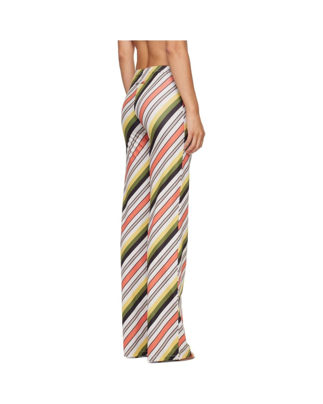 Jean Paul Gaultier Multicolor 'the Retro Stripe' Trousers