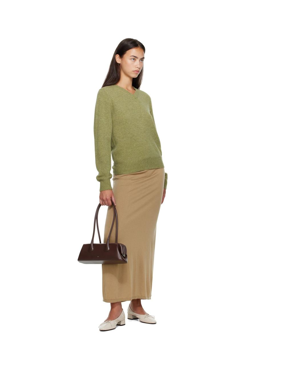 OSOI Brown Boat Wide Mini Bag