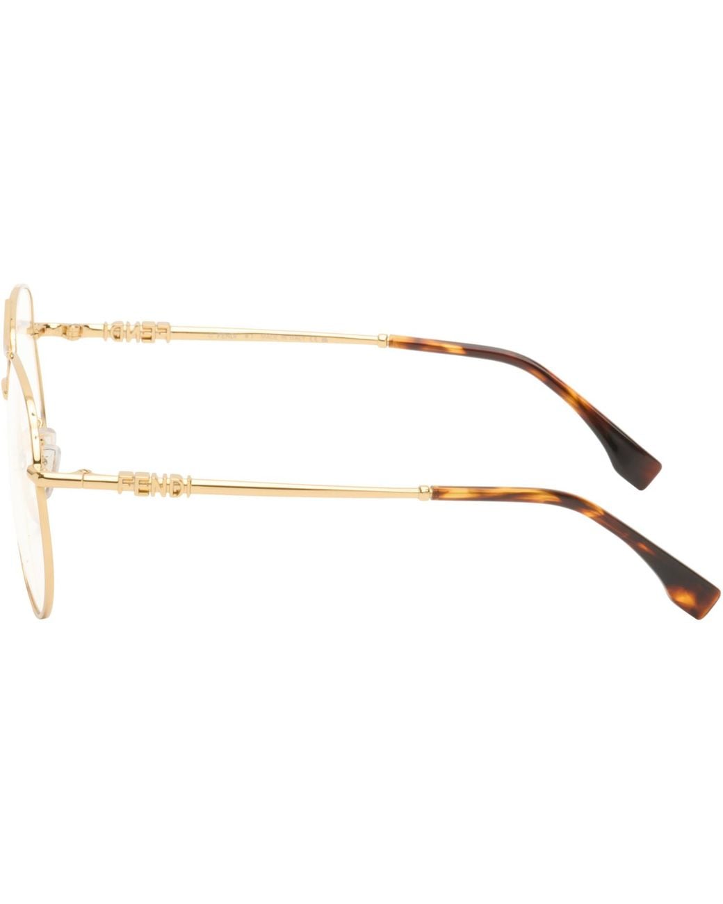 Fendi Brown Graphy Glasses