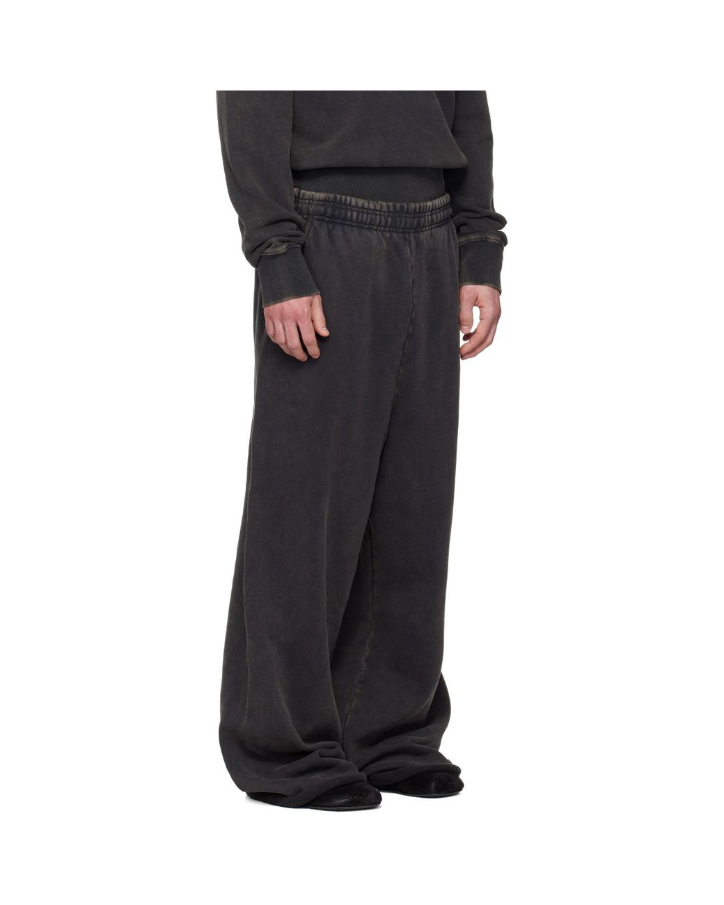 Entire studios Black Full Sweatpants for men