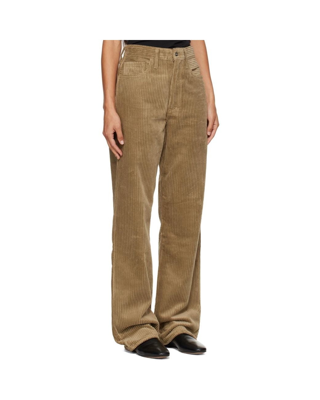 Agolde Brown Khaki Vintage Loose Jeans