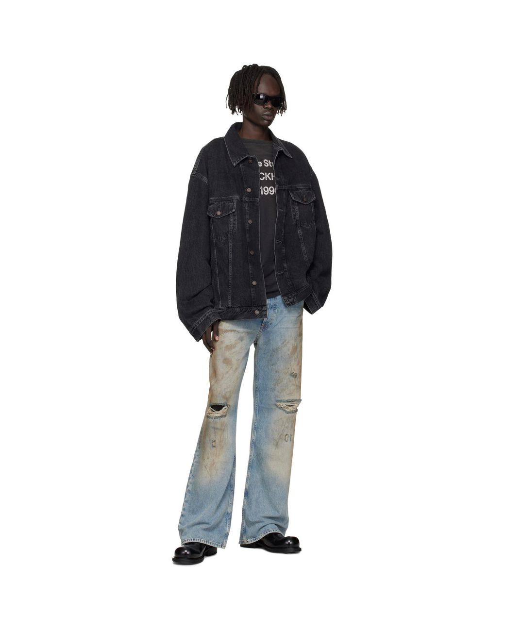 Acne Blue Regular Fit 2021M Jeans for men