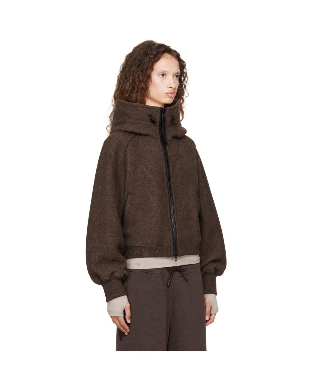 Canada Goose Brown Chilliwack Fleece Disc Bomber Jacket