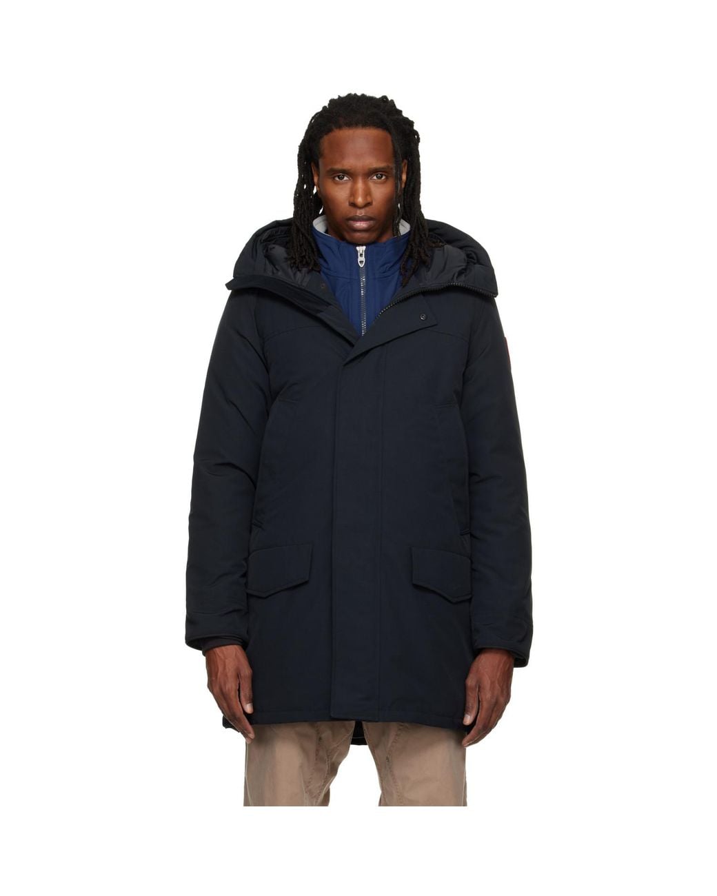 Canada Goose Blue Langford Down Coat for men
