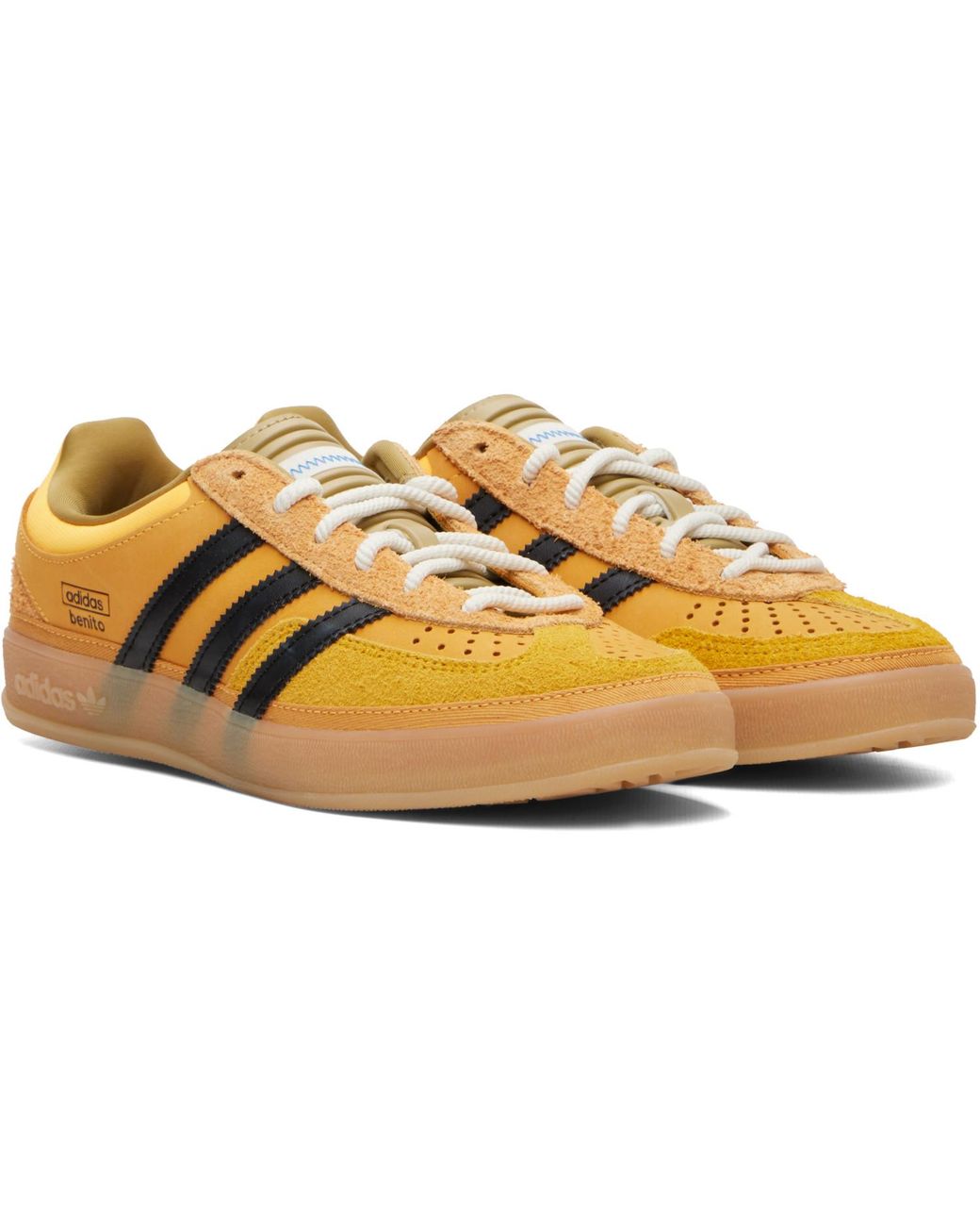 Adidas Originals Brown Bad Bunny Edition Gazelle Indoor Sneakers for men
