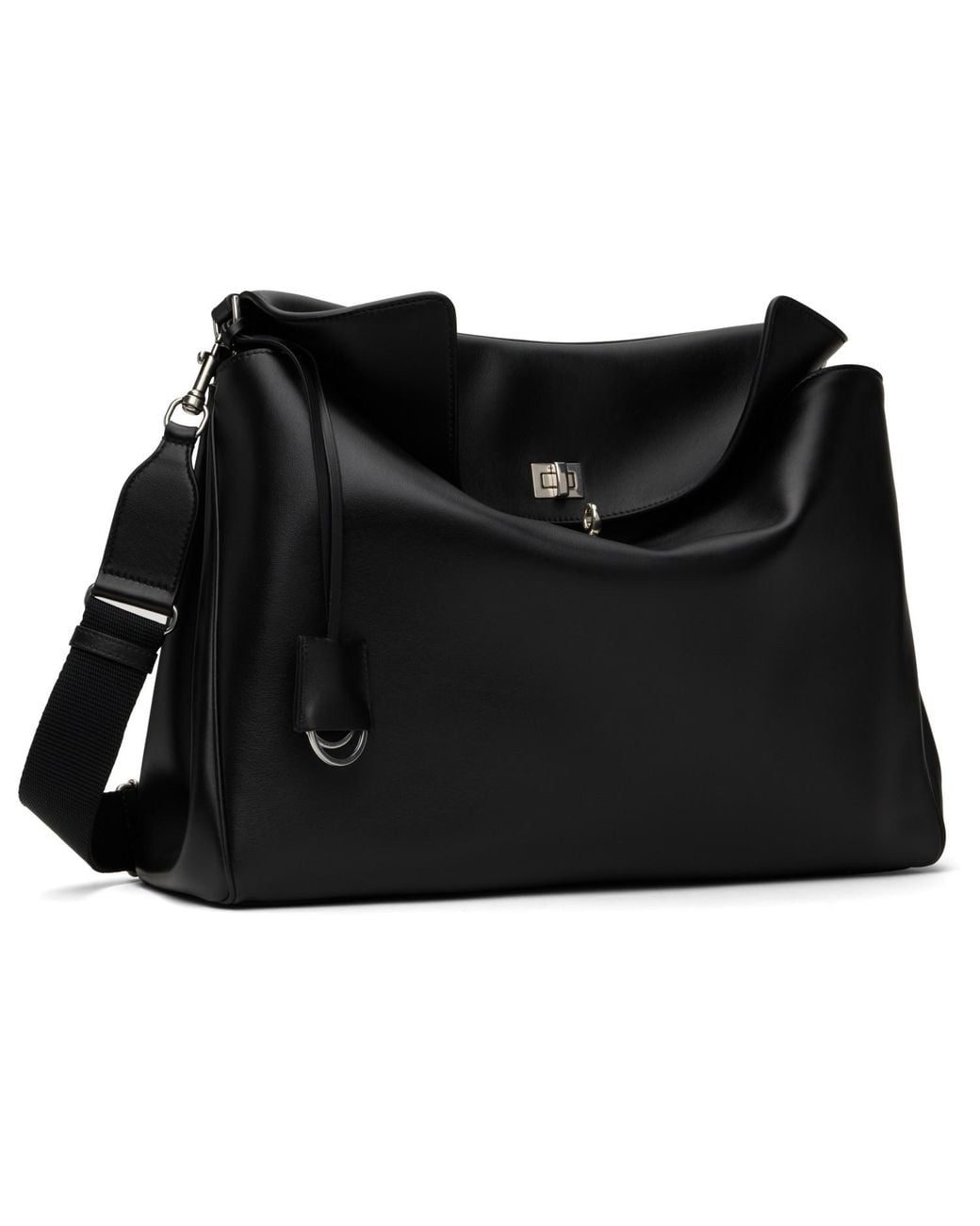Balenciaga Black Rodeo Medium Messenger Bag for men