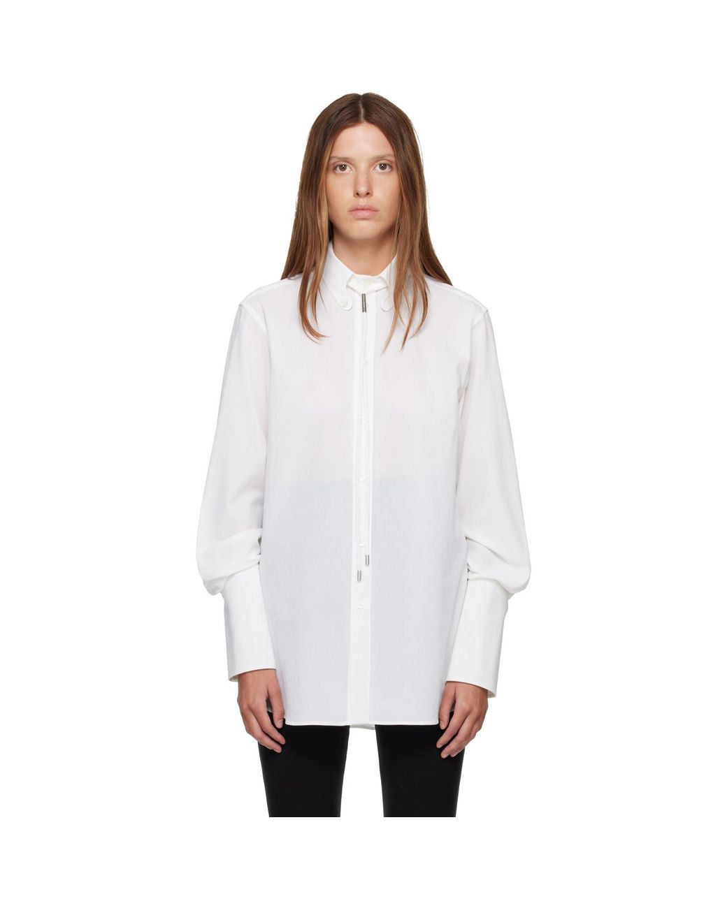 Issey Miyake White 'Monsieur' Shirt