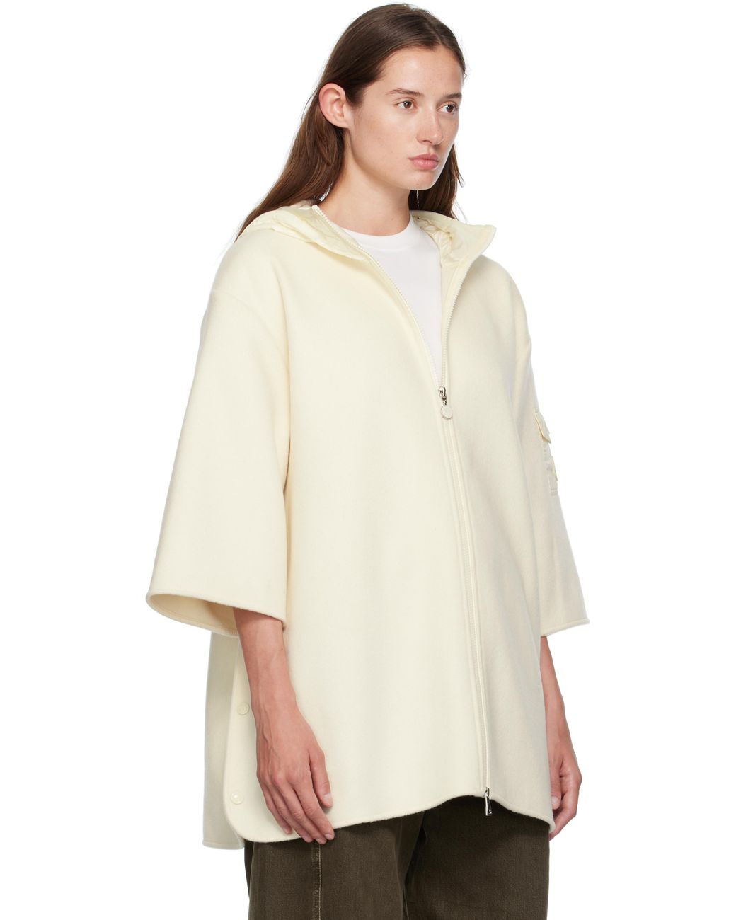 Moncler Natural Wool Cae Jacket