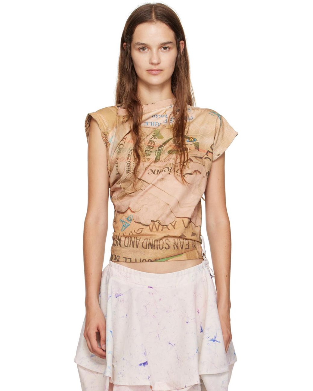 ★Vivienne Westwood★フィギュア Hebo トップス Hebo Top in FIGURINE | Vivienne Westwood®