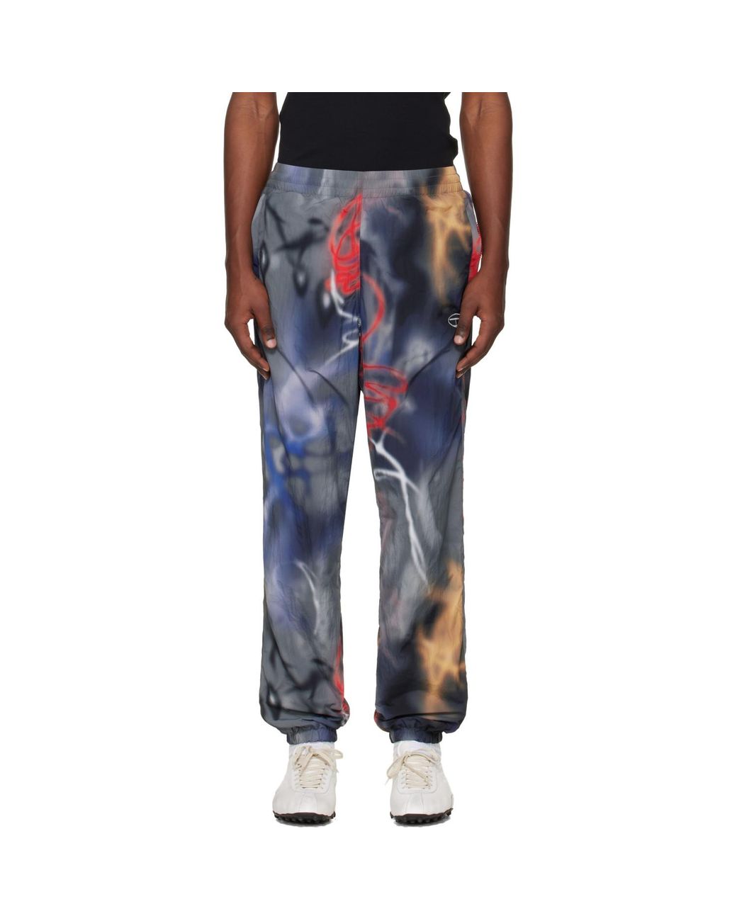 DIESEL Blue P-Arelion Sweatpants for men