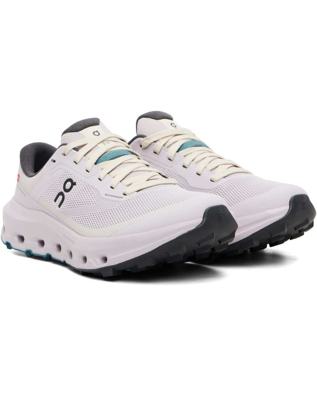 On Shoes White Cloudvista 3 Waterproof Sneakers