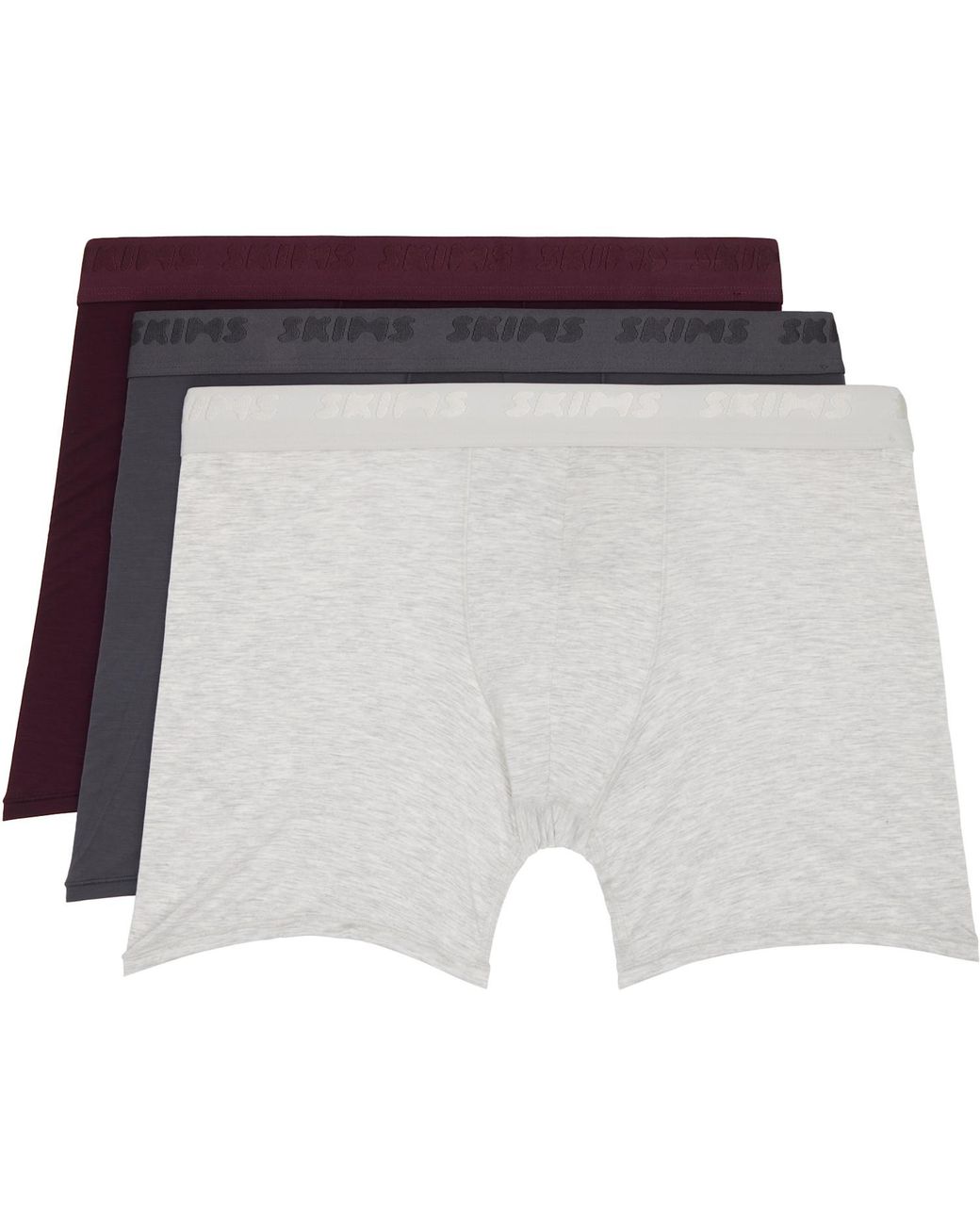 Skims Three-Pack Cotton 5 Boxer Briefs in Black for Men | Lyst UK