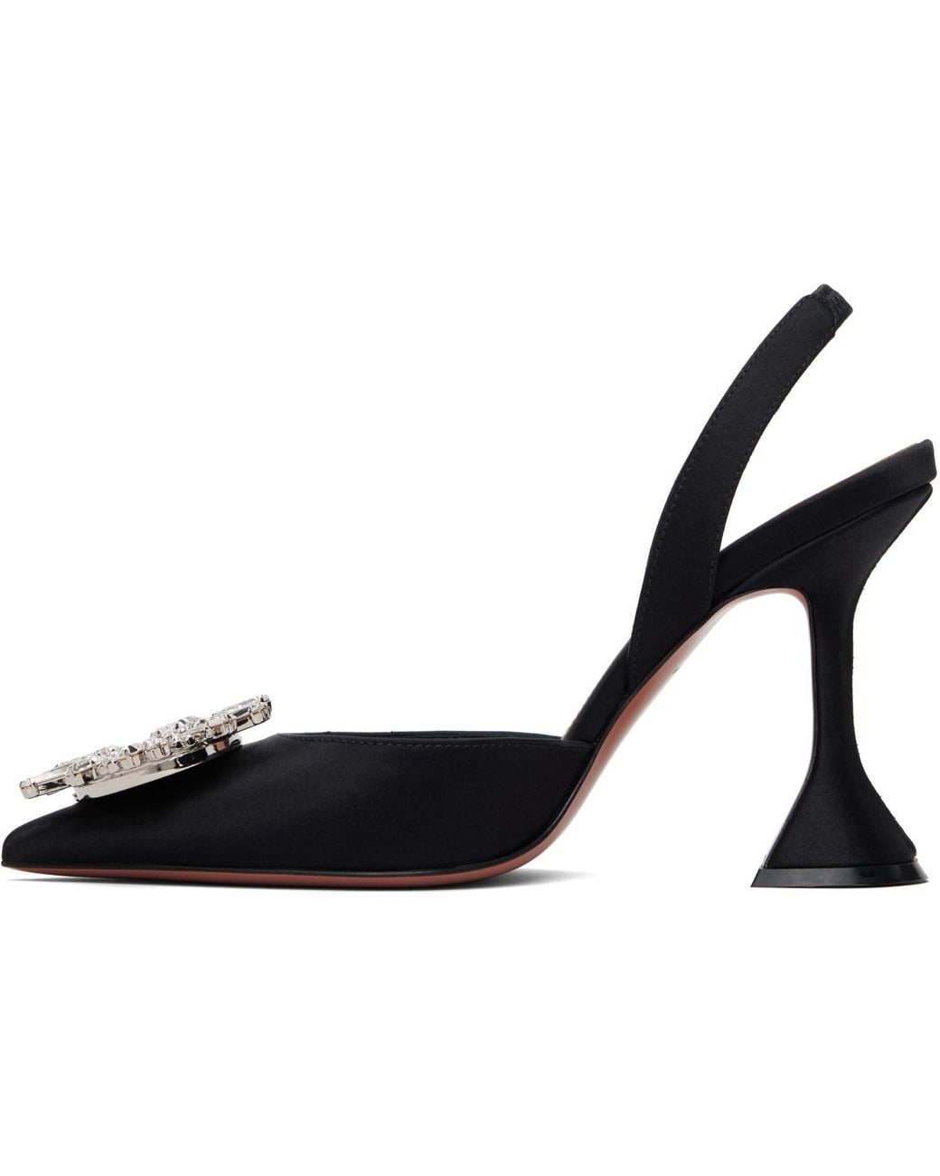 AMINA MUADDI Black Begum Sling 95 Heels