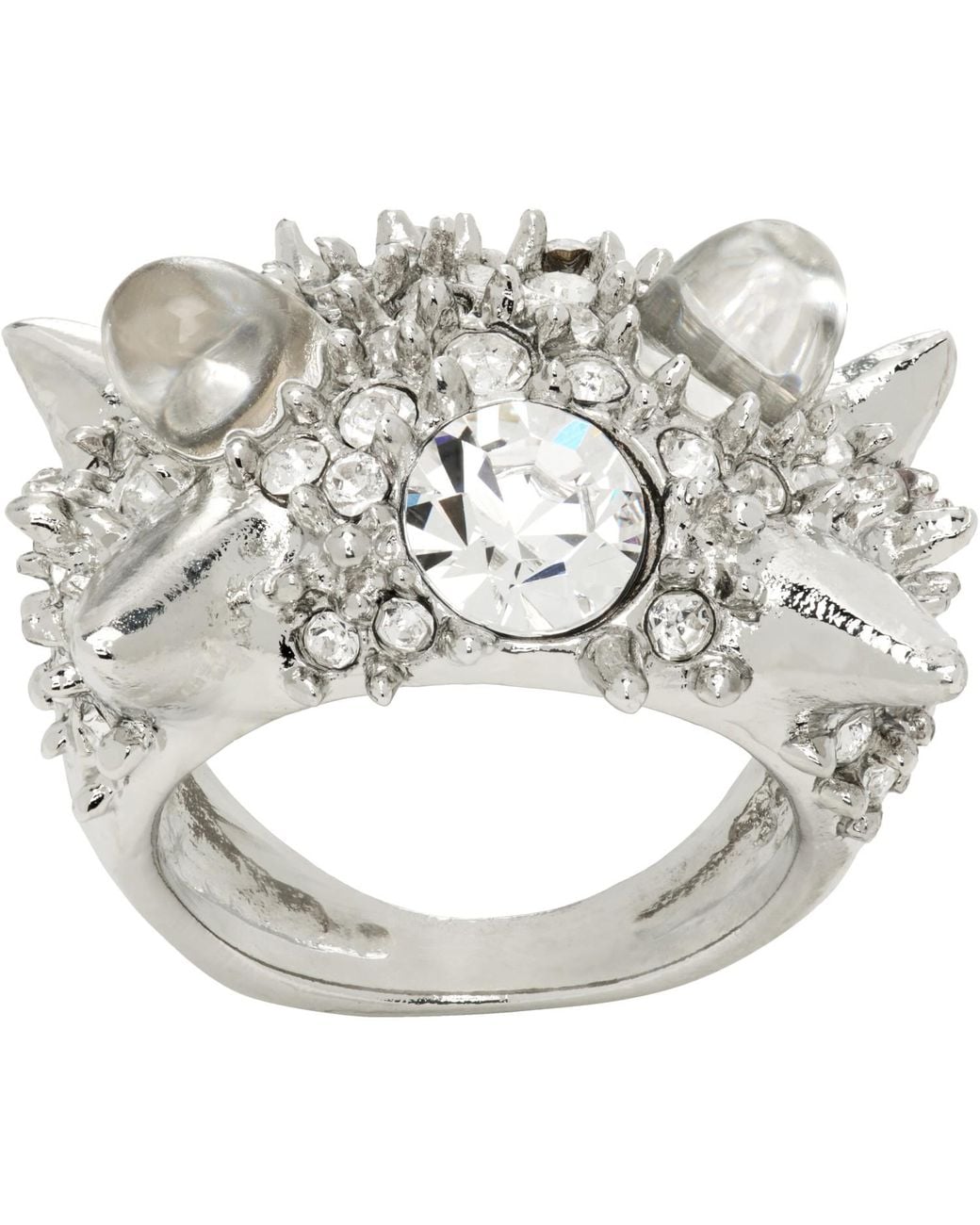Collina Strada Metallic Alien Spike Ring