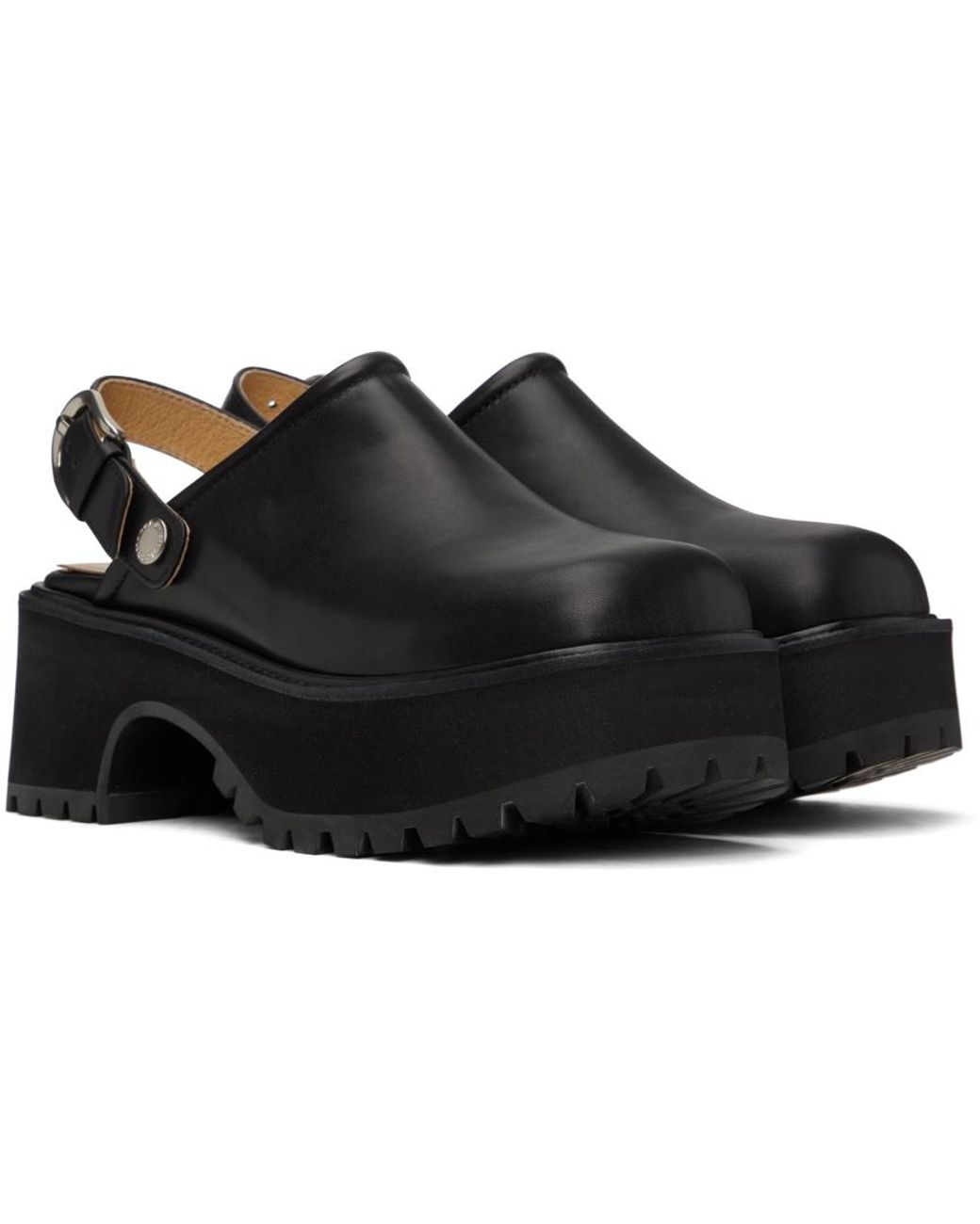 Marge Sherwood 70's Clogs in Black | Lyst UK