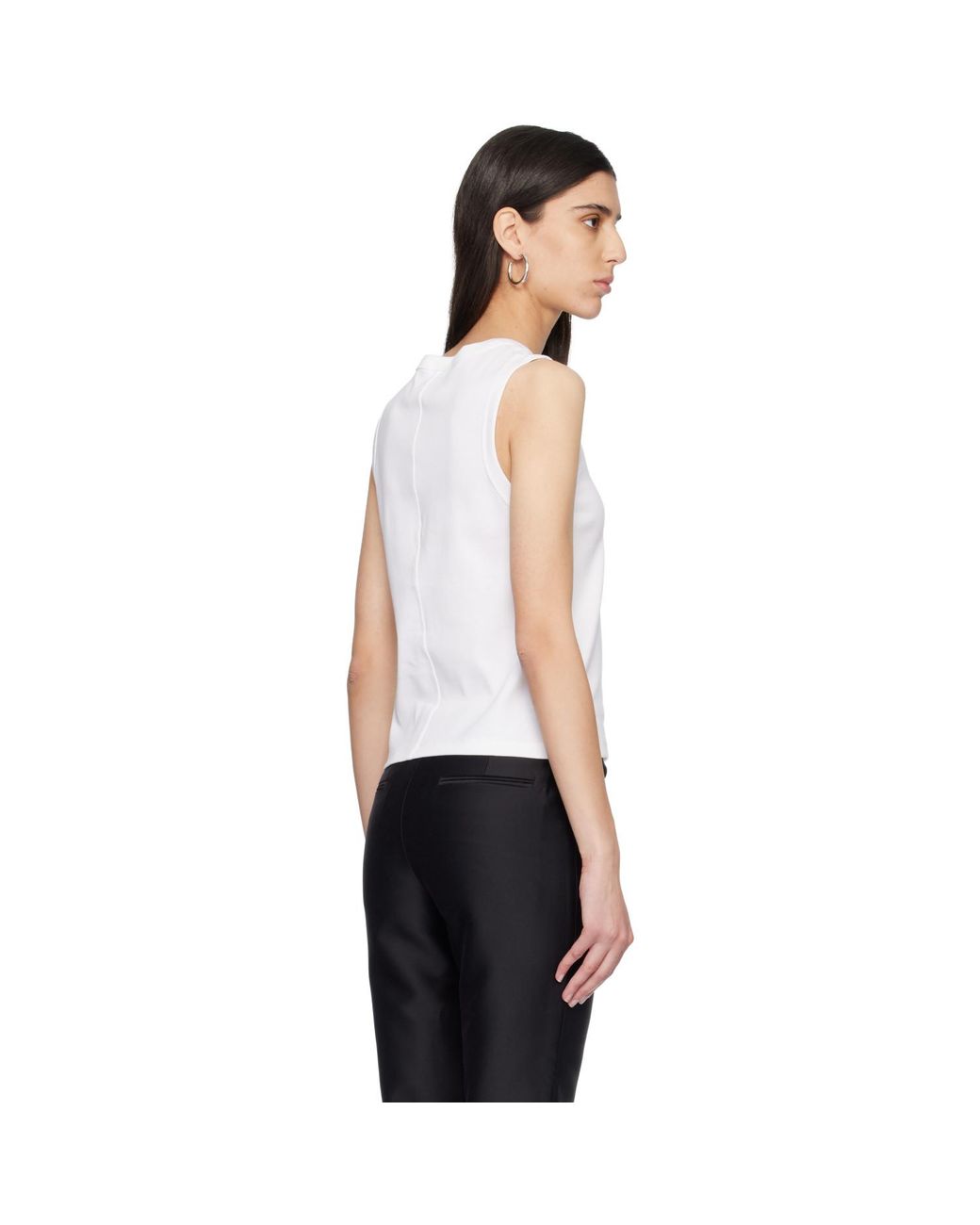 Flore Flore White Jess Tank Top
