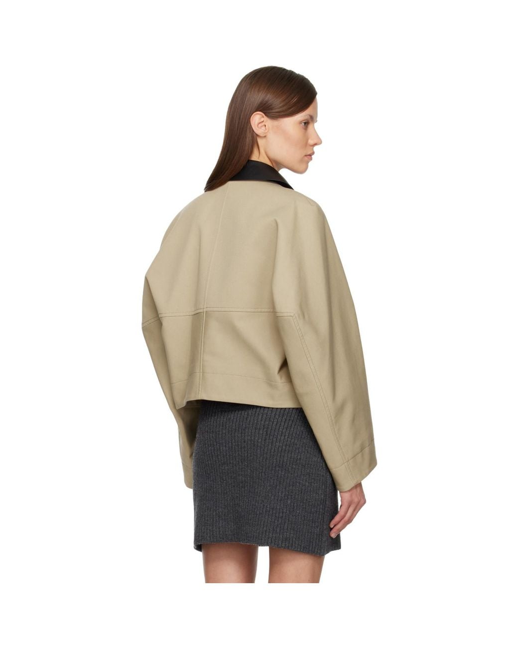 Givenchy Multicolor Cropped Peacoat