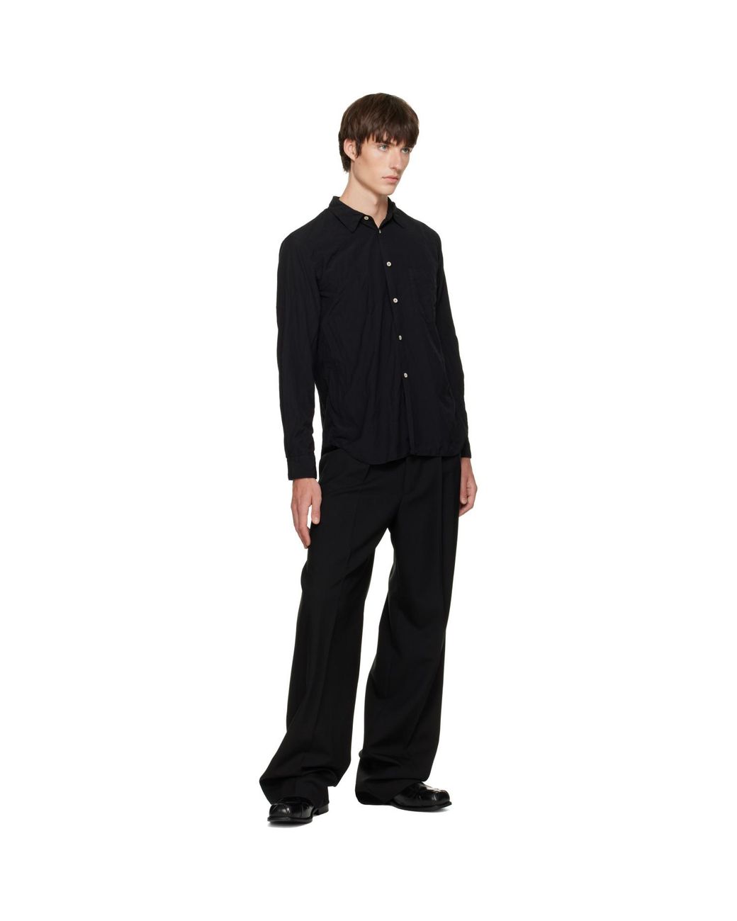 Comme des Garçons Black Broad Thick Shirt for men