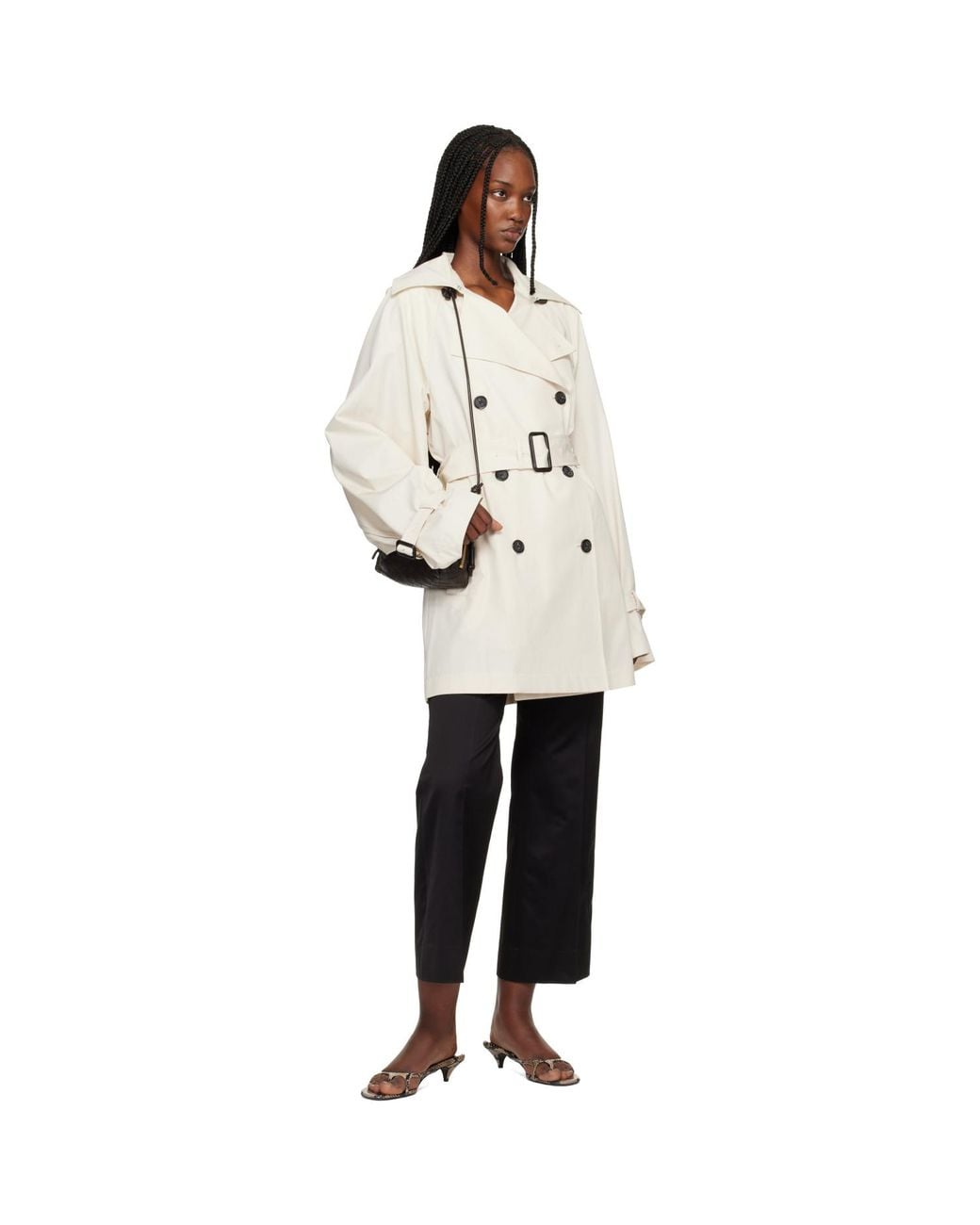 Totême Natural Off- Washed Cotton Trench Coat
