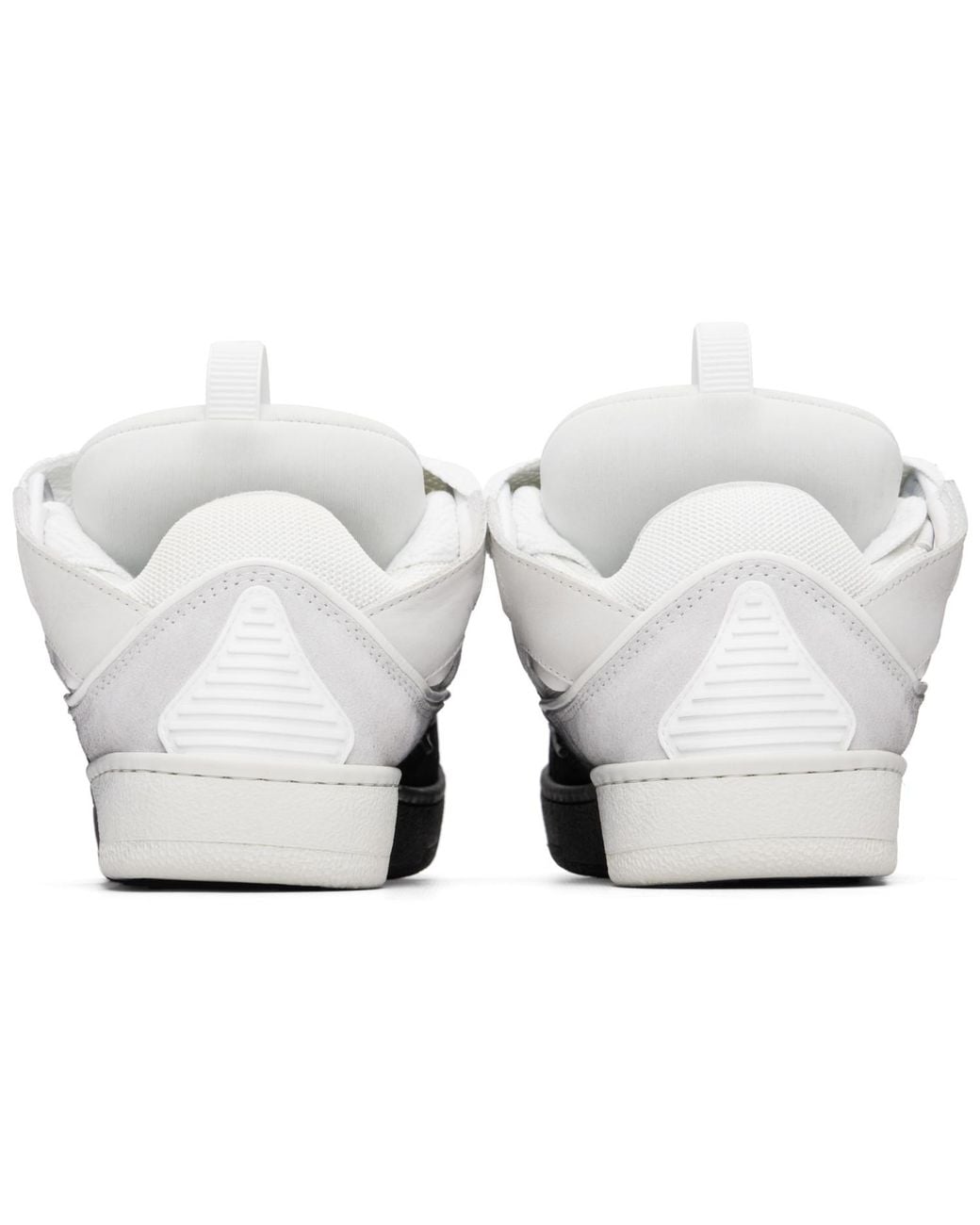 Lanvin Black Curb Spray Sneakers