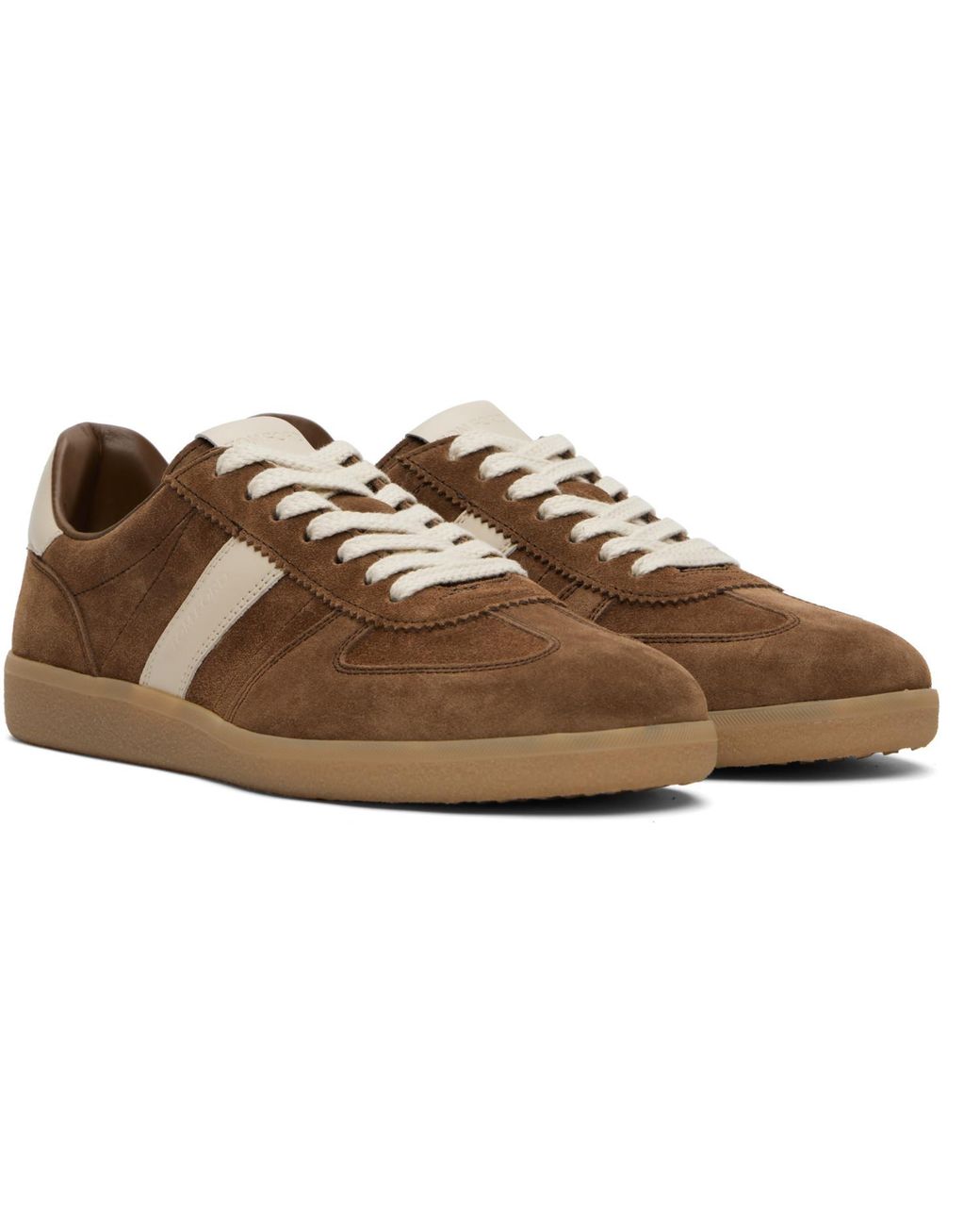 Tom Ford Black Suede Archer Sneakers for men