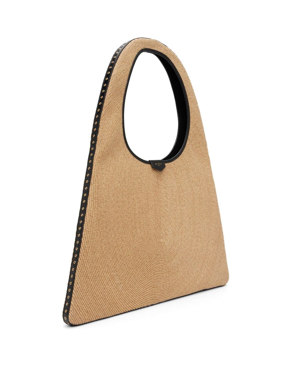 Alaïa Brown One Piece Paper Straw Tote