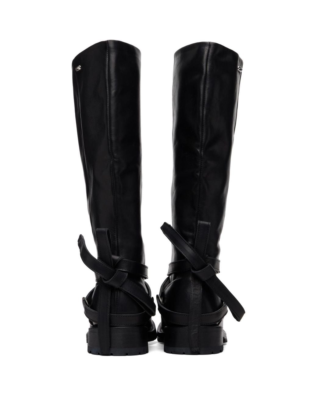 Our Legacy Black High Engine Tall Boots