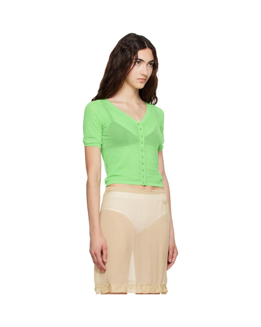 Paloma Wool Green Nice Cardigan