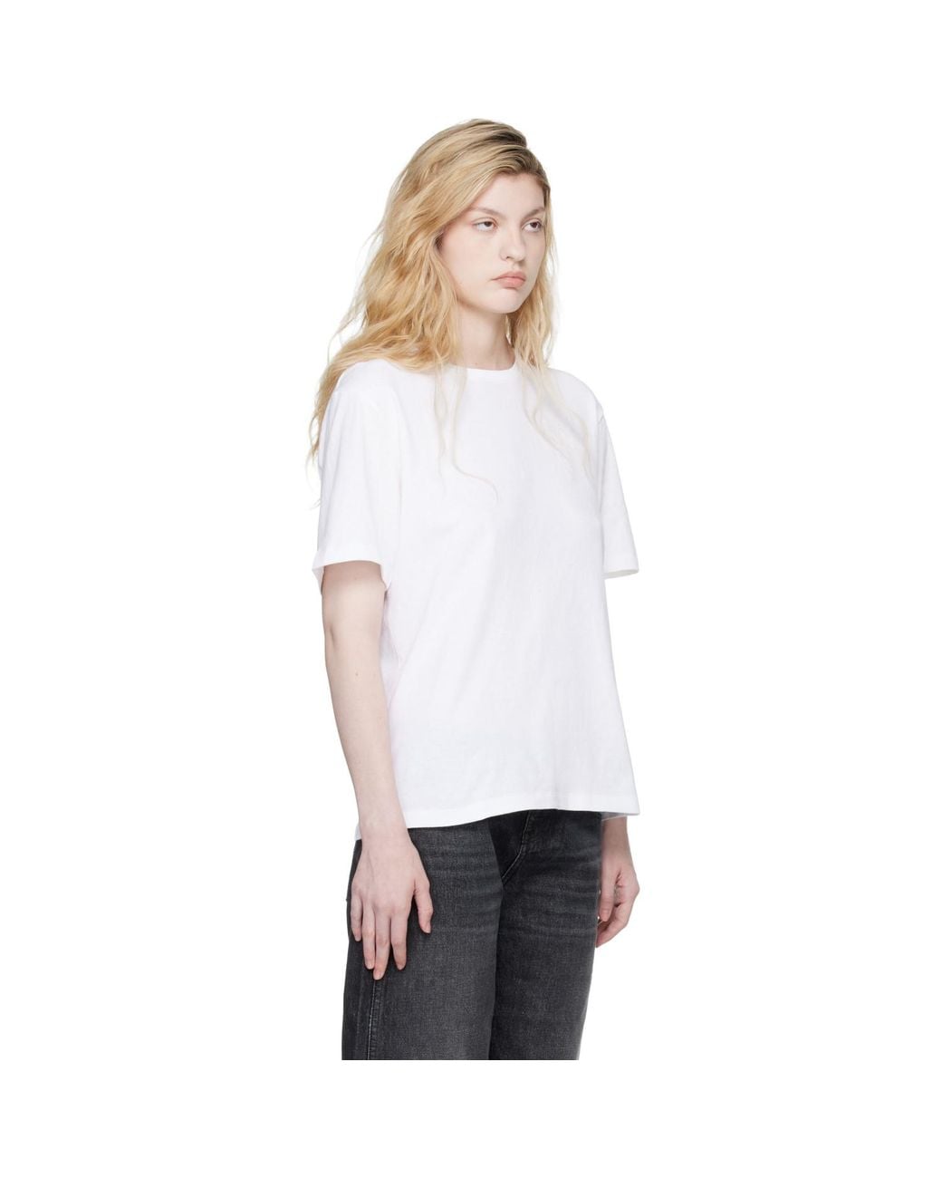 Khaite White Mae T-Shirt