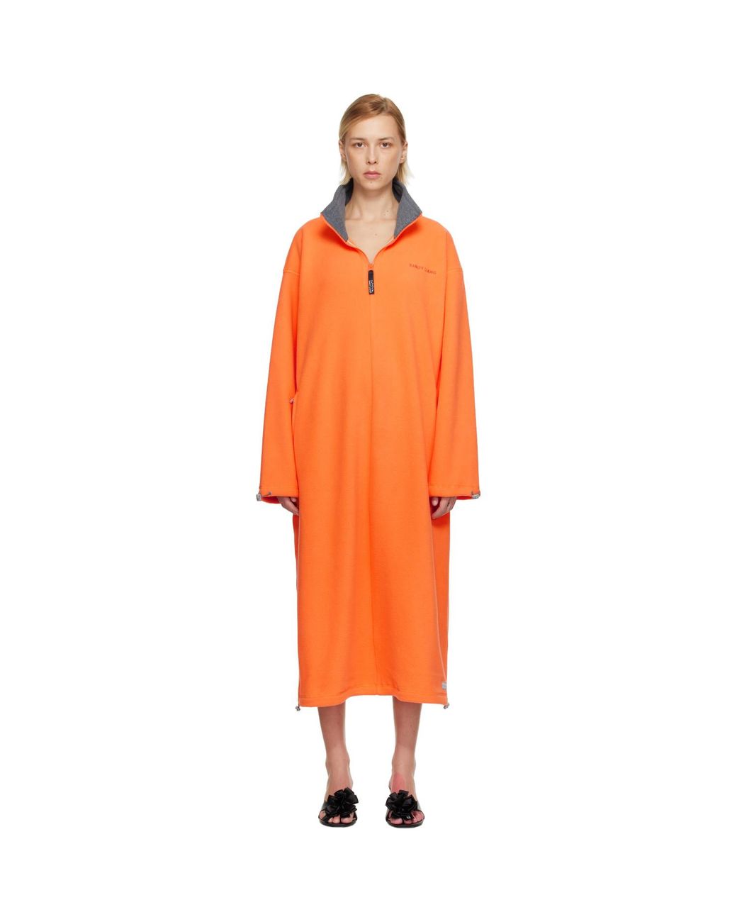 Sandy Liang Orange Sloane Maxi Dress