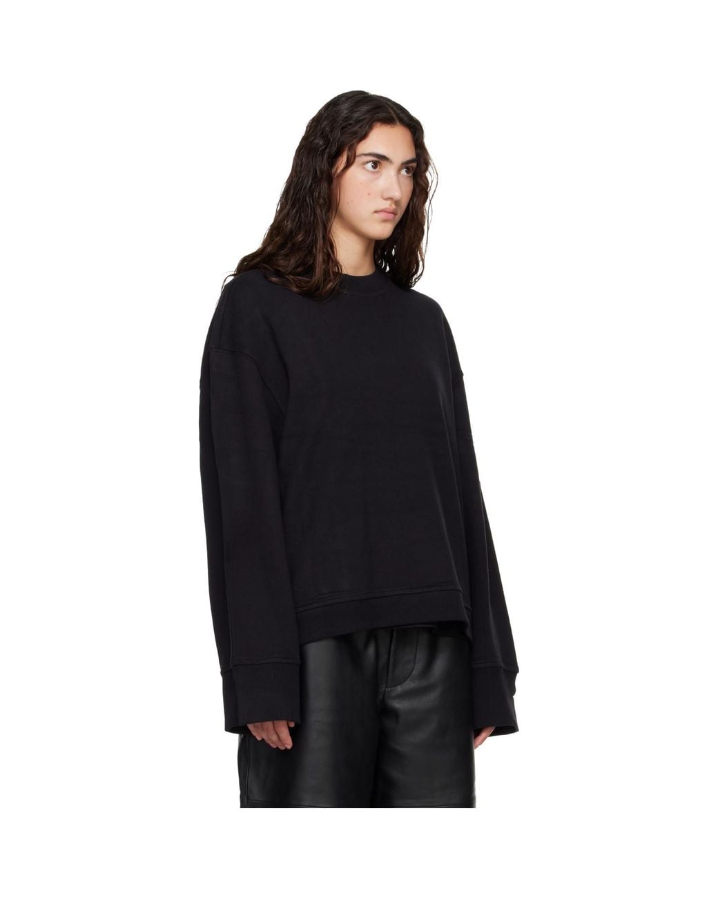 Frankie Shop Black Talia Sweatshirt